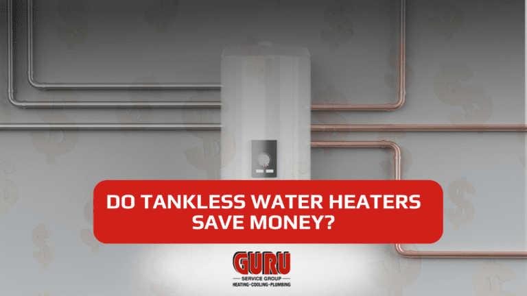 Tankless water heater installation in a Surrey BC home by Guru Service Group