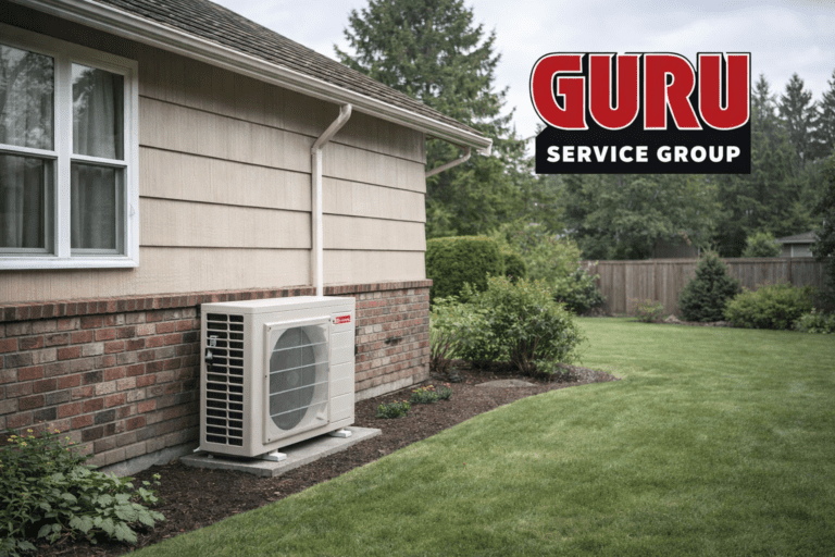 Heat pump installation in an older Surrey BC home