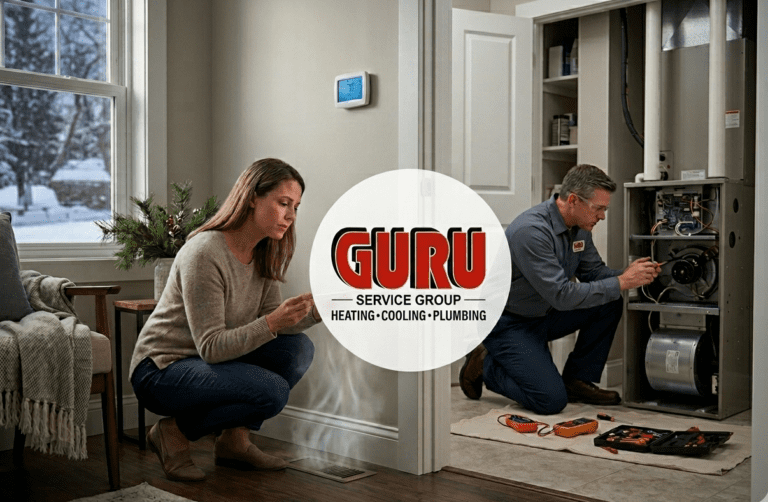 Furnace blowing cold air with Furnace Repair Surrey service.