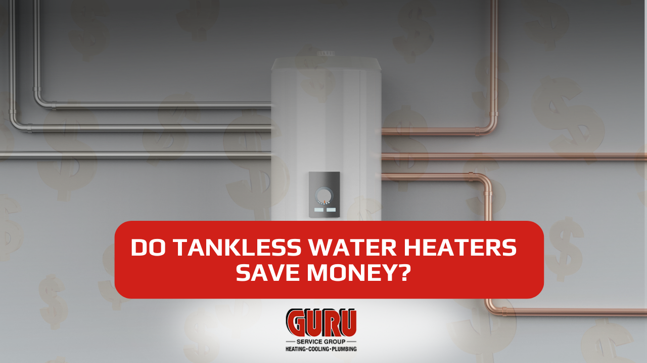 Tankless water heater installation in a Surrey BC home by Guru Service Group