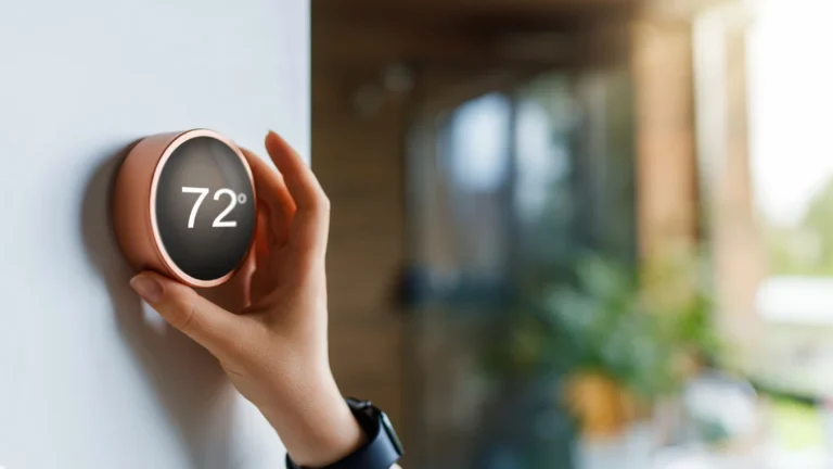 smart thermostat for heat pump installation Surrey