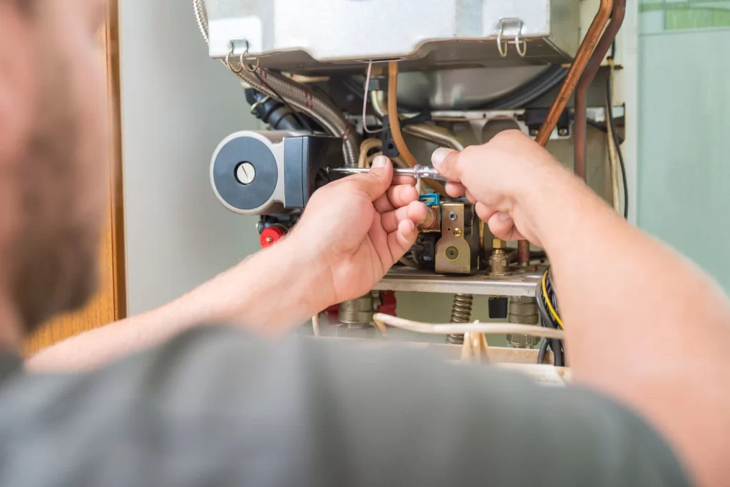 Furnace maintenance and repair service in Surrey home